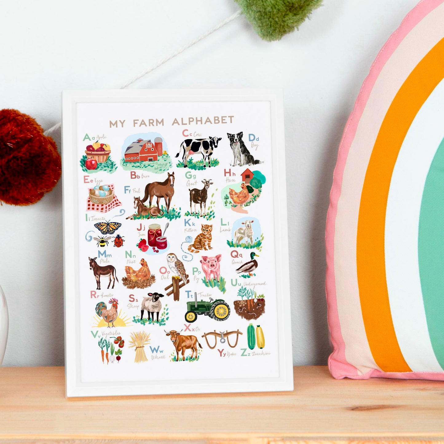 On the Farm Alphabet